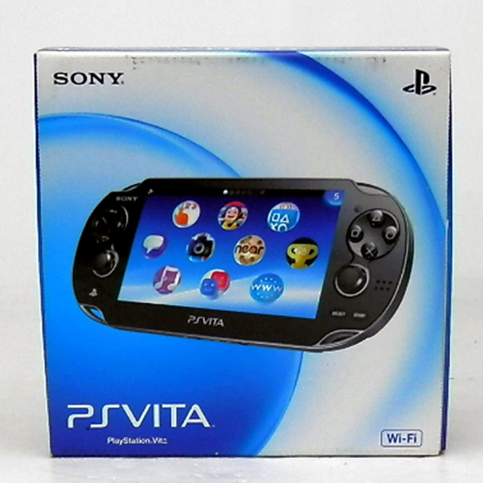 【中古】SONY PlayStation Vita Wi-Fiモデル PCH-1000 クリスタルブラック/ピーエスヴィータ/PS VITA本体【山城店】
