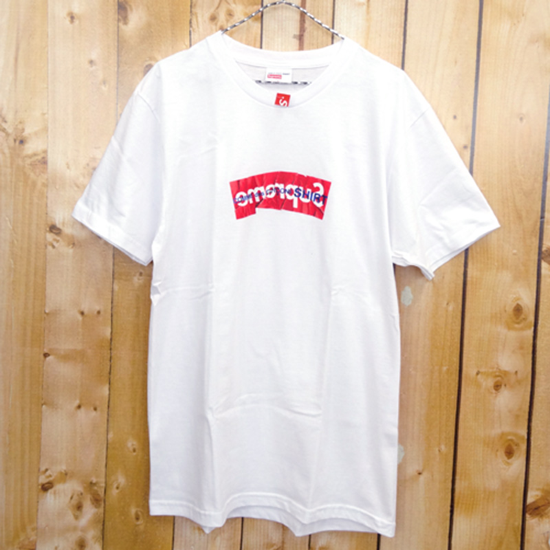 トップスsupreme コムデギャルソン　ボックスロゴTシャツ　Lサイズ