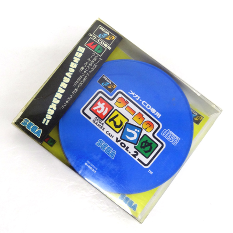 【中古】SEGA MEGA-CD ゲームのかんづめ VOL.2 / MCD メガCD専用 (メガドライブ)【山城店】