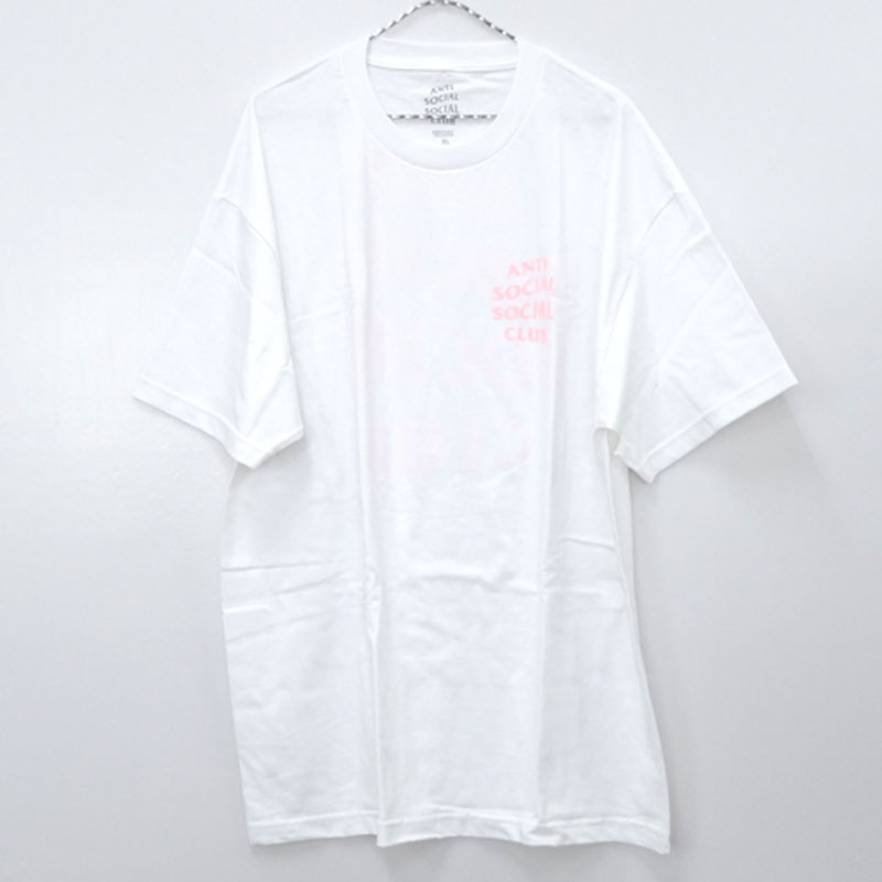 【中古】ANTI SOCIAL SOCIAL CLUB LOGO TEE/サイズ：XL/カラー：白/ストリート【山城店】