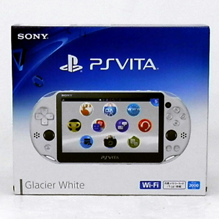 【中古】SONY PlayStation Vita Wi-Fiモデル PCH-2000 グレイシャーホワイト/ピーエスヴィータ/PS VITA 本体【山城店】