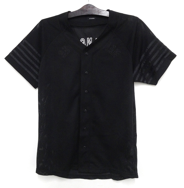 【中古】STAMPD スタンプド  メッシュシャツ Mサイズ サイズM 黒/ブラック 【福山店】