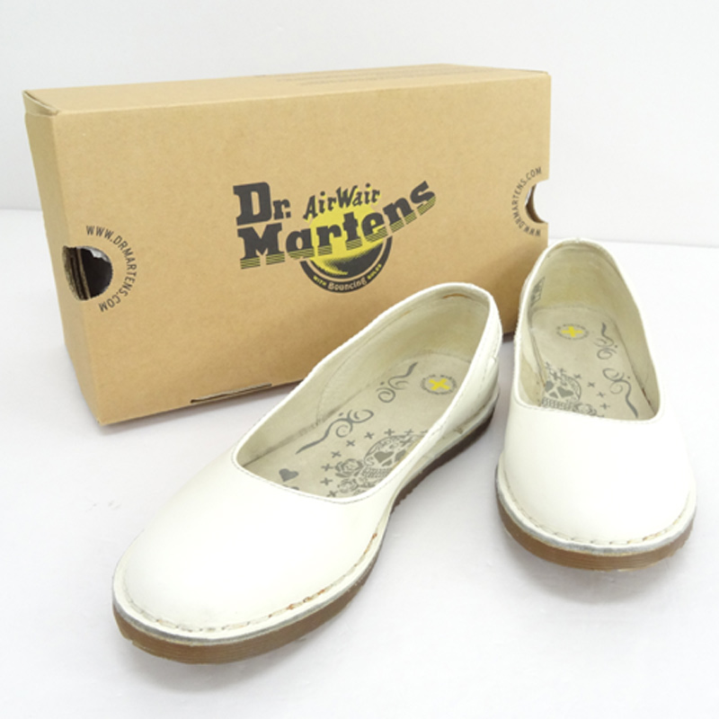 【中古】Dr.Martens CHRISTINA / ドクターマーチン クリスティーナ 品番：12488102/サイズ：UK-6/WHITE/フラット/靴 シューズ【山城店】
