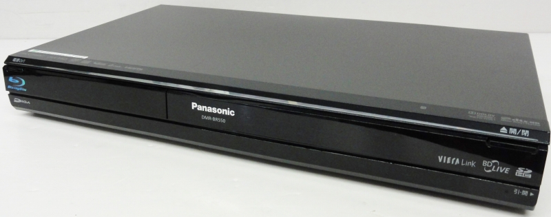 【中古】Panasonic/パナソニック HDD搭載ハイビジョンブルーレイディスクレコーダー DIGA DMR-BR550 ブラック [168]【福山店】