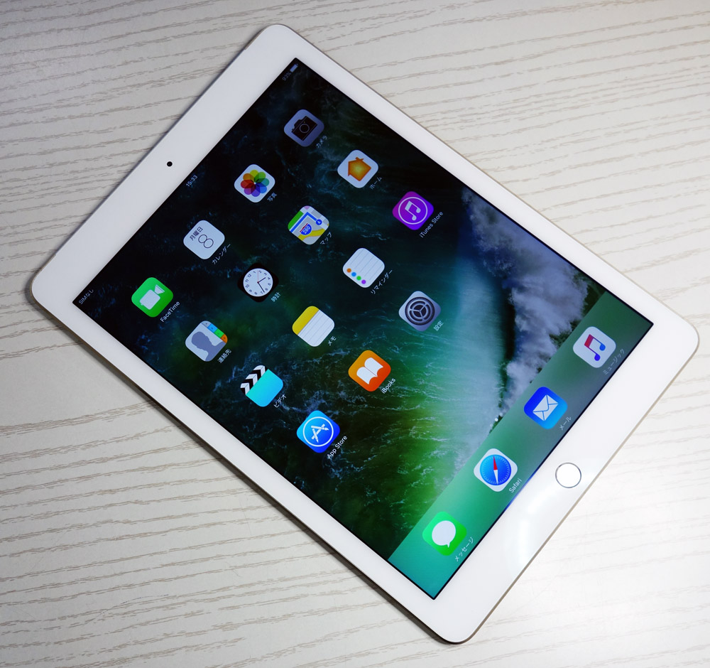 【中古】SoftBank Apple iPad Air2 Wi-Fi+Cellular 64GB MH172J/A Gold [164]【福山店】