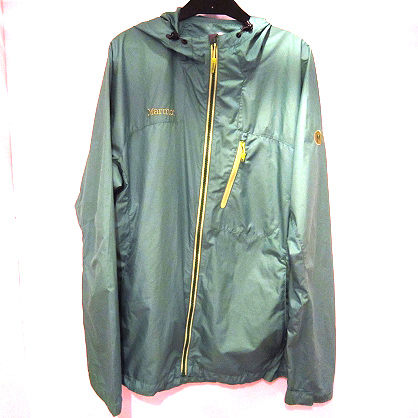 【中古】マーモット/Marmot WIND LITE SHELL JACK MJJ-S5005 ウインドライトシェル ジャケット グリーン系 【福山店】