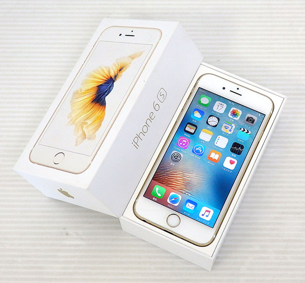 【中古】APPLE Softbank iPhone6s 16GB ゴールド MKQL2J/A【米子店】