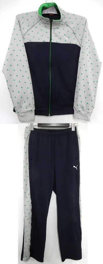 【中古】PUMA/プーマ ジャージ上下セット トレーニングジャケット+パンツ SIZE:O［124］【福山店】