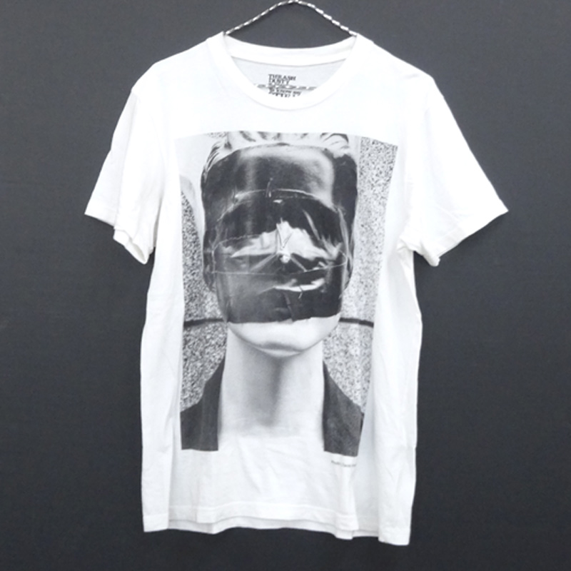 【中古】Rags McGREGOR×stie-lo DAIDOMORIYAMA PHOTO TEE FACE/ラグスマックレガー Tシャツ/サイズ：S/16AW/ホワイト/ドメス【山城店】