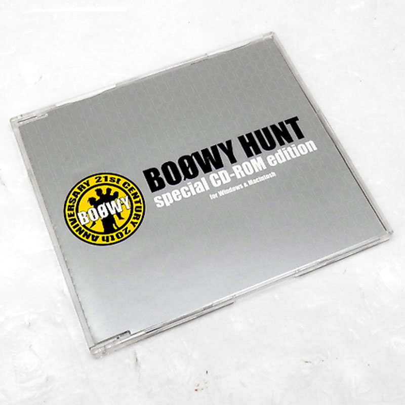 【中古】《1998点限定》 BOOWY BOOWY HUNT special CD-ROM edition/邦楽 CD 【山城店】