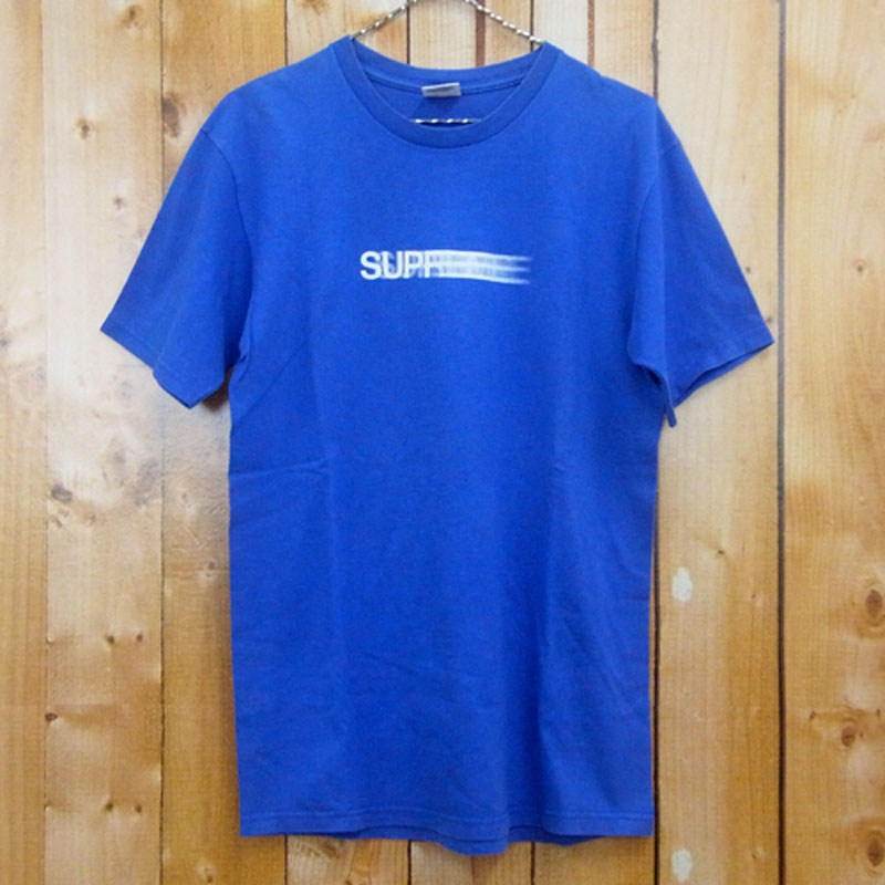 SUPREME Motion Logo Tee Tシャツ Mサイズ Blue