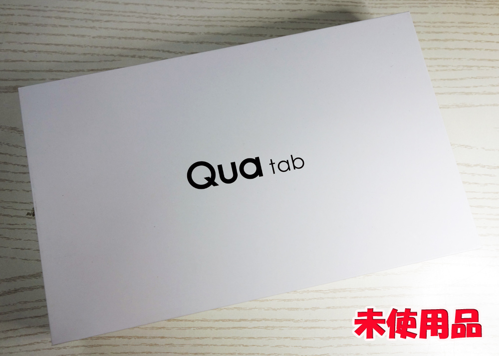 【中古】au Huawei Qua tab 02 チャコールブラック [164]【福山店】