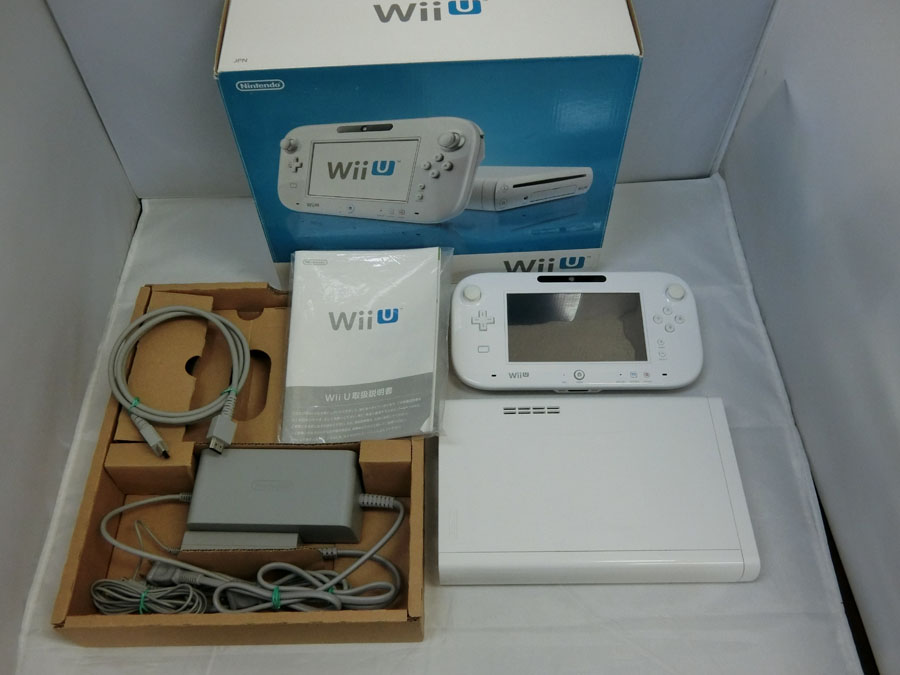 玄関先迄納品 任天堂 Nintendo Wii U ベーシックセット シロ 本体 8G