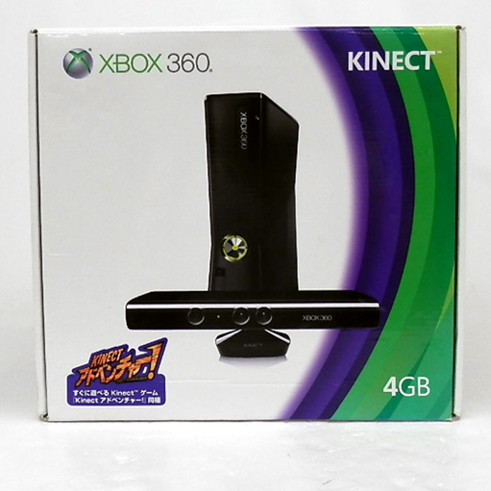 【中古】日本マイクロソフト XBOX 360 4GB+Kinect（キネクト）/XBOX 本体【山城店】