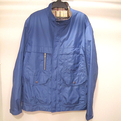 【中古】COMME CA ISM/コムサイズム 裏地 チェック柄 ジャケット ブルー系 【福山店】