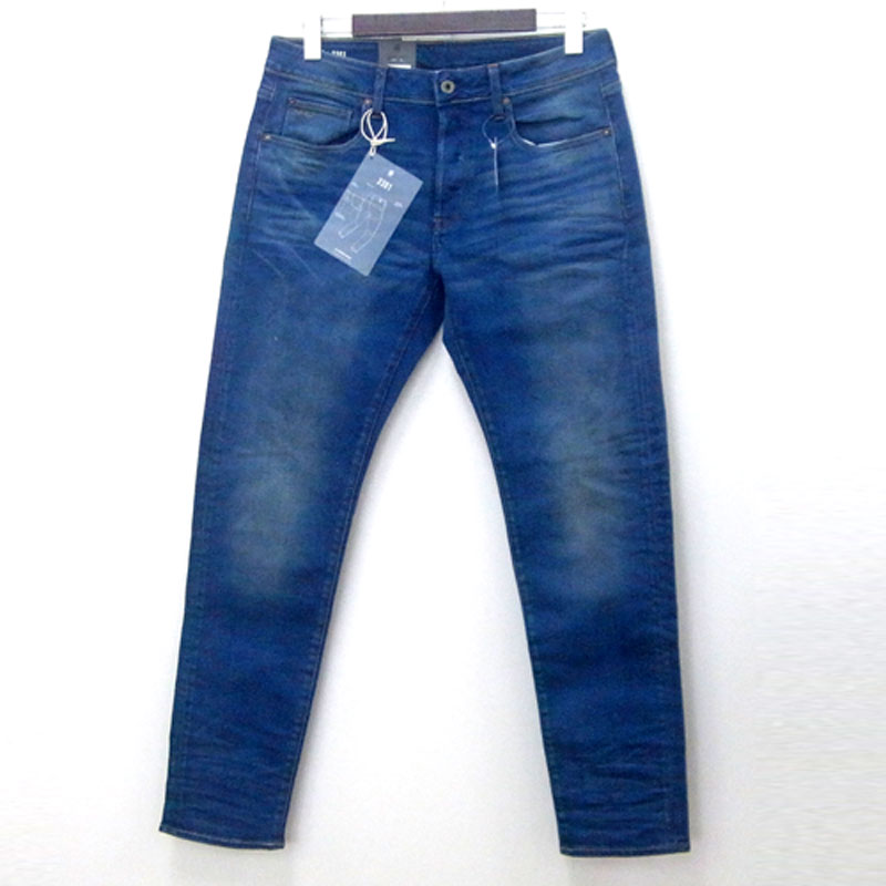 【中古】G-STAR RAW ジースターロウ/デニムパンツ/3301 SLIM/サイズ：W32/色：青/ストレッチ/インポート【山城店】