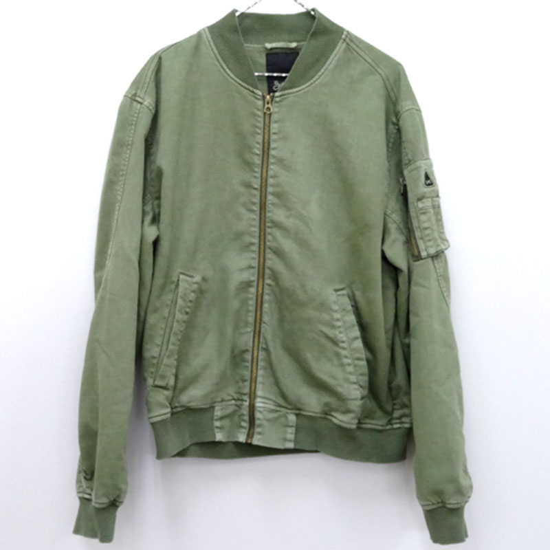 【中古】DENHAM デンハム APEX BOMBER TSC 17SS 品番：01-17-01-20-004/サイズ：（EU)L/カラー：カーキ/ジャケット【山城店】