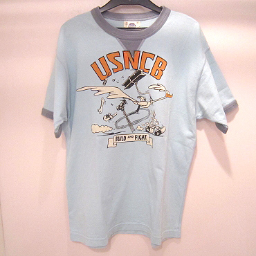 【中古】TOYS McCOY/トイズマッコイ 半袖 リンガー Tシャツ カットソー ブルー系 【福山店】