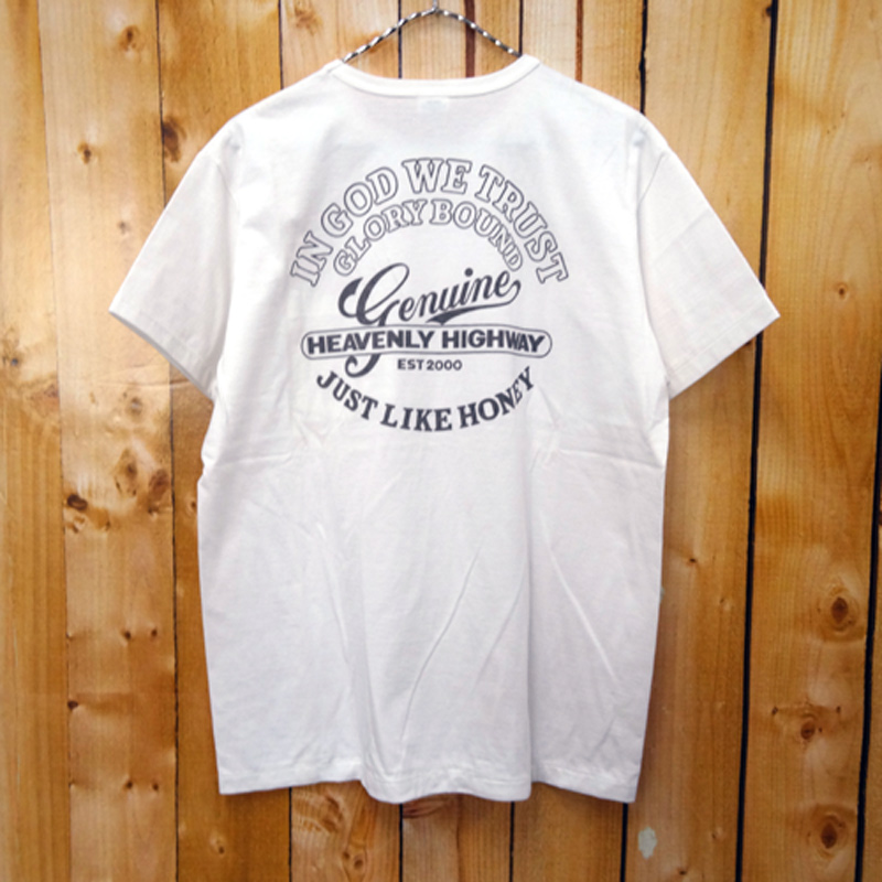 【中古】COOTIE バックプリント S/S ポケット Tシャツ/クーティー/ルード/サイズ：L/カラー：白/GLORYBOUND/【山城店】