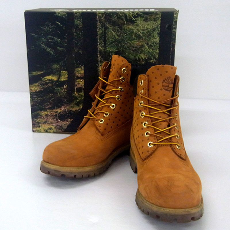 【中古】Supreme × Timberland × COMME des GARCONS SHIRT/27.5ｃｍ/色：ブラウン 系/ブーツ/他靴/靴 シューズ【山城店】