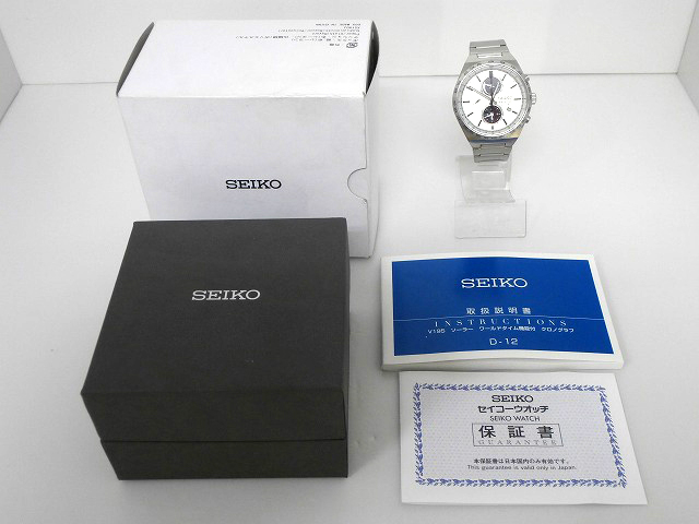 SEIKO スピリットスマート クロノグラフソ－ラ－ 日本産 - 時計