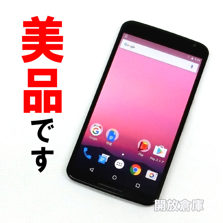 【中古】★美品です！ yモバイル Google nexus6 64GB XT1100 クラウドホワイト 【山城店】