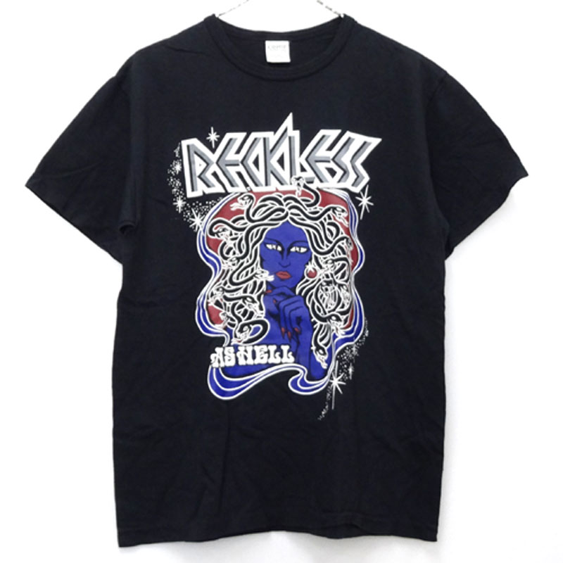 【中古】COOTIE クーティー RECKLESS AS HELL S/S Tee レックレス アズ ヘルTシャツ/サイズ：L/カラー：ブラック/ストリート【山城店】