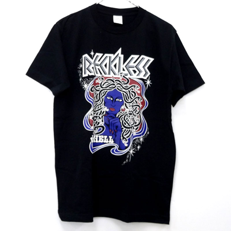 【中古】COOTIE クーティー RECKLESS AS HELL S/S Tee レックレス アズ ヘルTシャツ/サイズ：L/カラー：ブラック/ストリート【山城店】