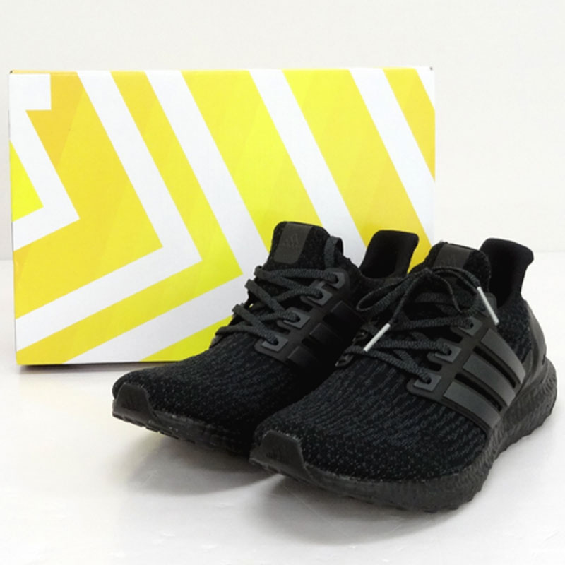 【中古】adidas アディダス ”Triple Black" トリプルブラック UltraBOOST CL/27.5cm/ブラック/国内正規品/スニーカー/靴 シューズ【山城店】