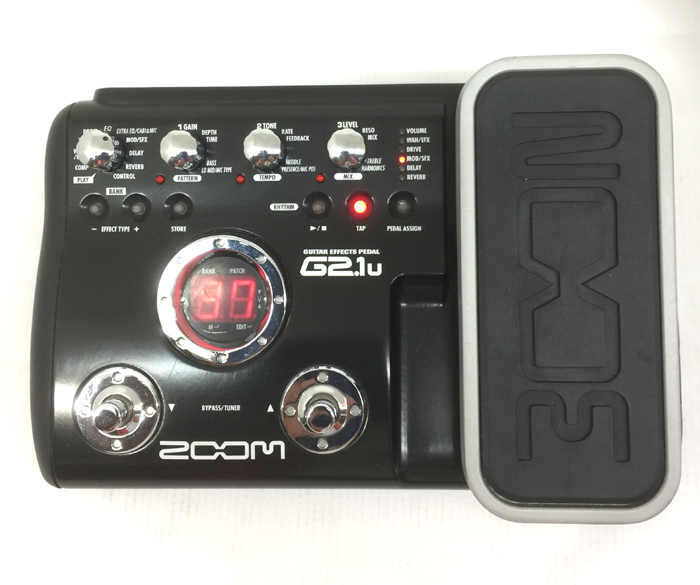 【中古】ZOOM ズーム Multi Effects Pedal G2.1u マルチ エフェクター 【山城店】