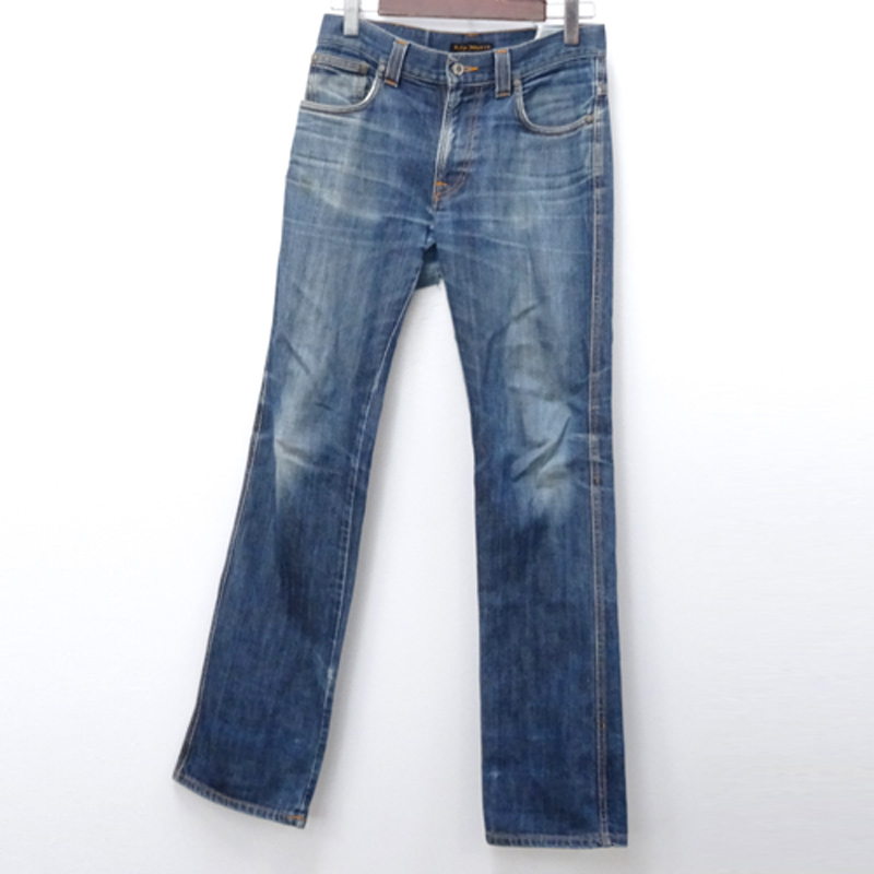 【中古】Nudie Jeans ヌーディージーンズ デニムパンツ/サイズ：W30/カラー：ブルー・インディゴ 系/インポート【山城店】