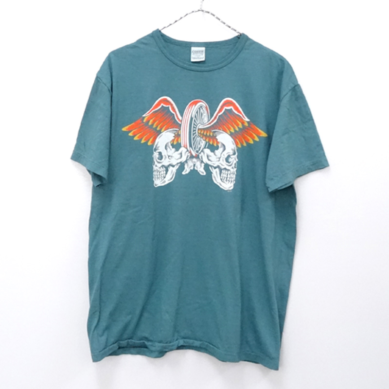 【中古】COOTIE クーティー HEAVENLY HIGH WAY TEE/サイズ：XL/カラー：グリーン 系/Tシャツ/ストリート【山城店】