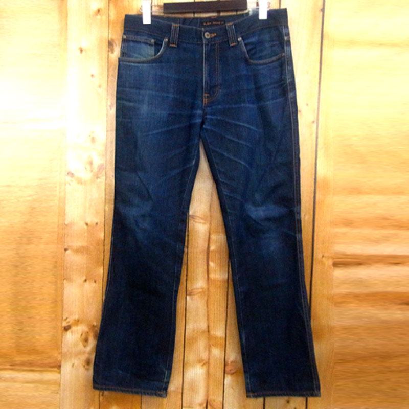 【中古】Nudie Jeans ヌーディージーンズ/デニムパンツ/サイズ：W34/色：ネイビー/インポート【山城店】