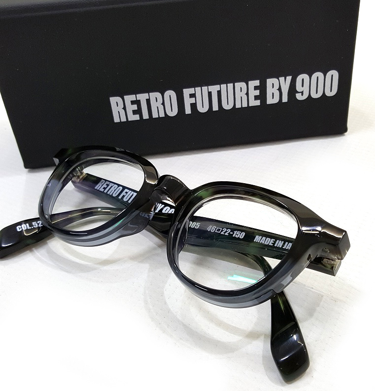 【中古】FACTORY900 ファクトリー900 サングラス メガネフレーム RETRO FUTURE BY 900 ウェリントンタイプ RF-005 サングラス ※度入り【福山店】