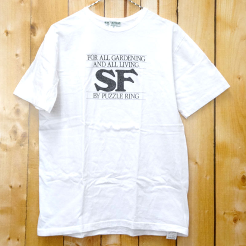 【中古】SASSAFRAS ササフラス FOR ALL TEE サイズ：M/カラー：ホワイト/Tシャツ/半袖/アメカジ【山城店】