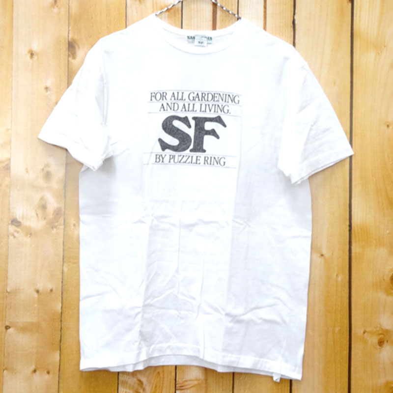 【中古】SASSAFRAS ササフラス FOR ALL TEE サイズ：M/カラー：ホワイト/Tシャツ/半袖/アメカジ【山城店】