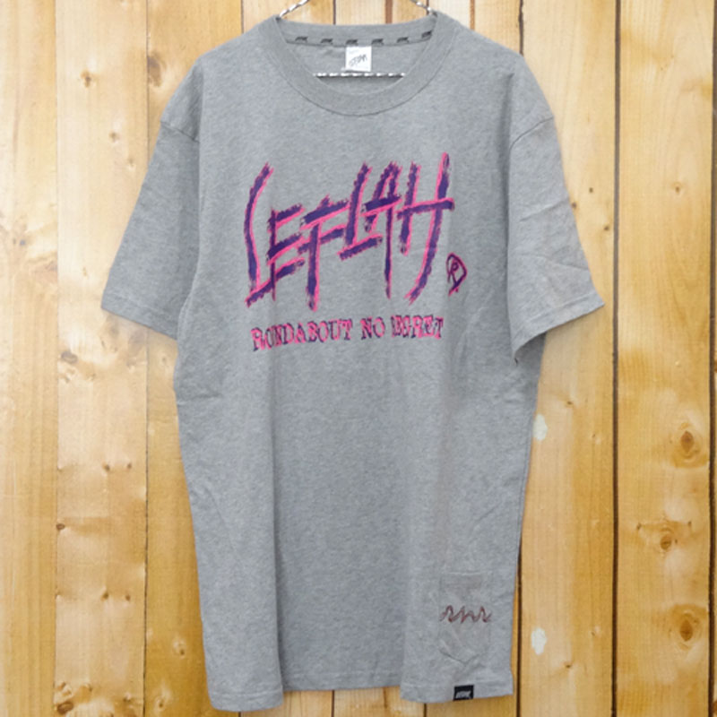 【中古】LEFLAH レフラー 半袖プリントシャツ/サイズ：XL/カラー：グレー/ストリート【山城店】