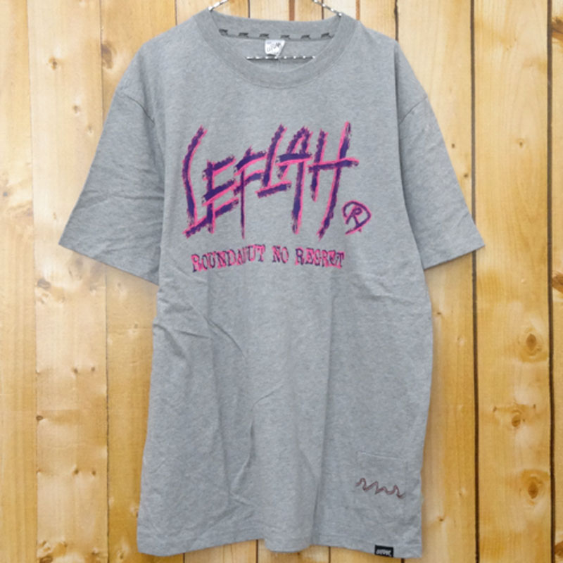 【中古】LEFLAH レフラー 半袖プリントシャツ/サイズ：XXL/カラー：グレー/ストリート【山城店】