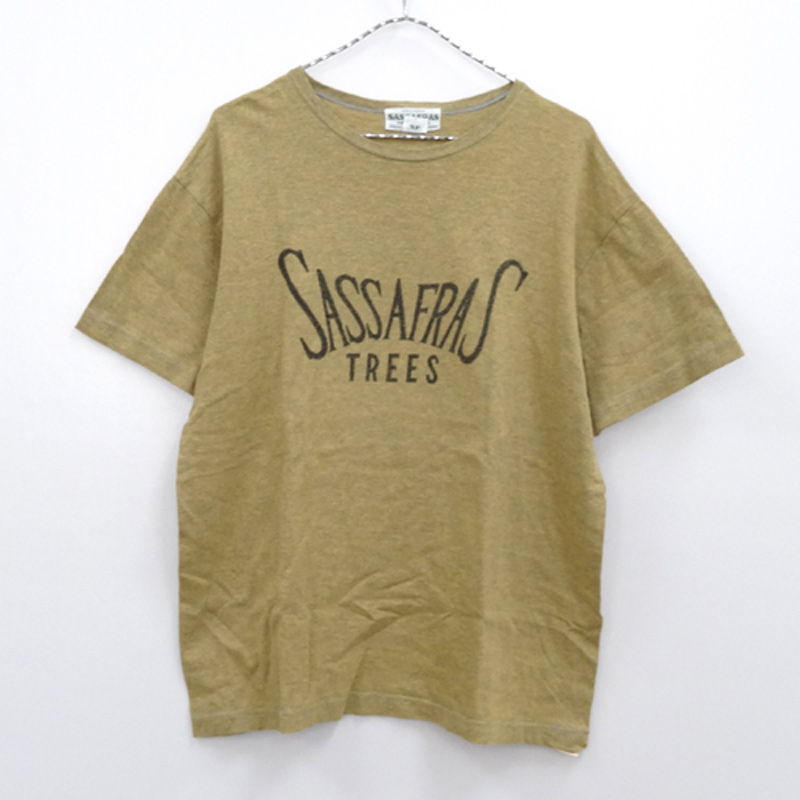 【中古】SASSAFRAS ササフラス TREES TEE / サイズ：L/Tシャツ/半袖/アメカジ【山城店】