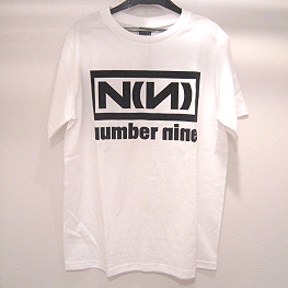 【中古】NUMBER (N)INE/ナンバーナイン 半袖 ロゴ Tシャツ カットソー ホワイト系 【福山店】