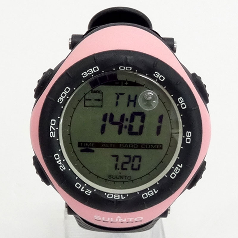 【中古】SUUNTO スント 時計/ブラック・ピンク/ヴェクター/VECTOR/ベクター/クオーツ《腕時計/ウォッチ》【山城店】