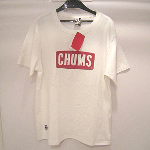 【中古】CHUMS/チャムス 半袖 ロゴ Tシャツ カットソー ホワイト系 【福山店】