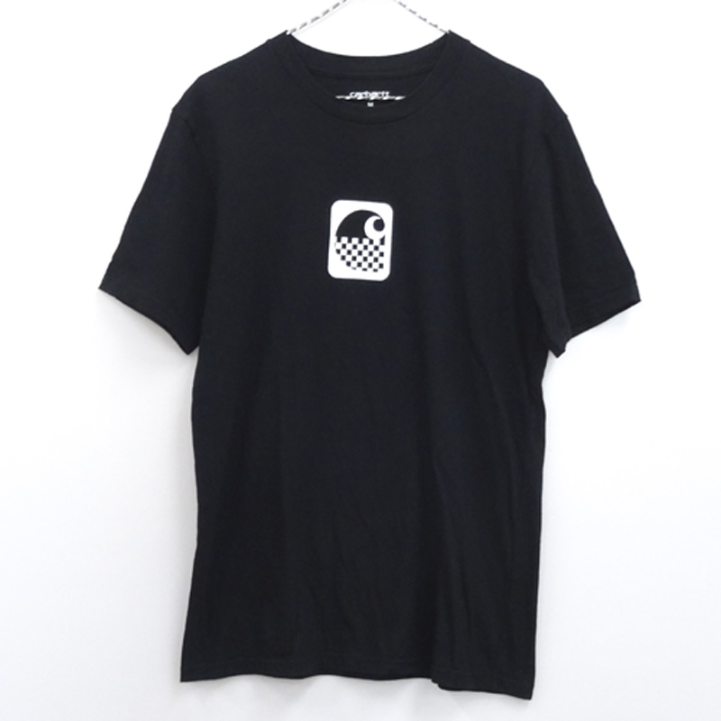 【中古】Carhartt WIP × Fragment Design S/S CARFRA T-Shirt/サイズ：M/ブラック/2016AWモデル/コラボ/半袖Tシャツ/定番【山城店】