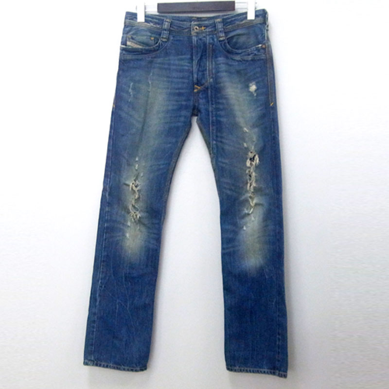 【中古】DIESEL ディーゼル/TIMMEN デニムパンツ/サイズ：W29/色：ブルー/加工/ジーンズ/インポート【山城店】