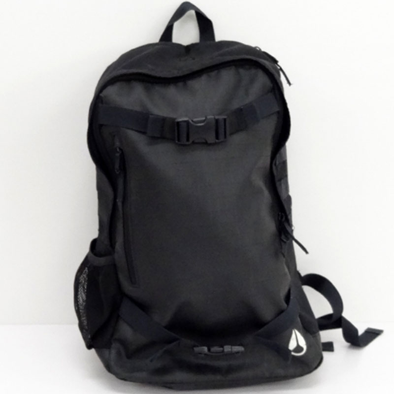 【中古】NIXON ニクソン Backpack バックパック/カラー：ブラック/リュック/ロゴ《鞄/かばん/バッグ》【山城店】