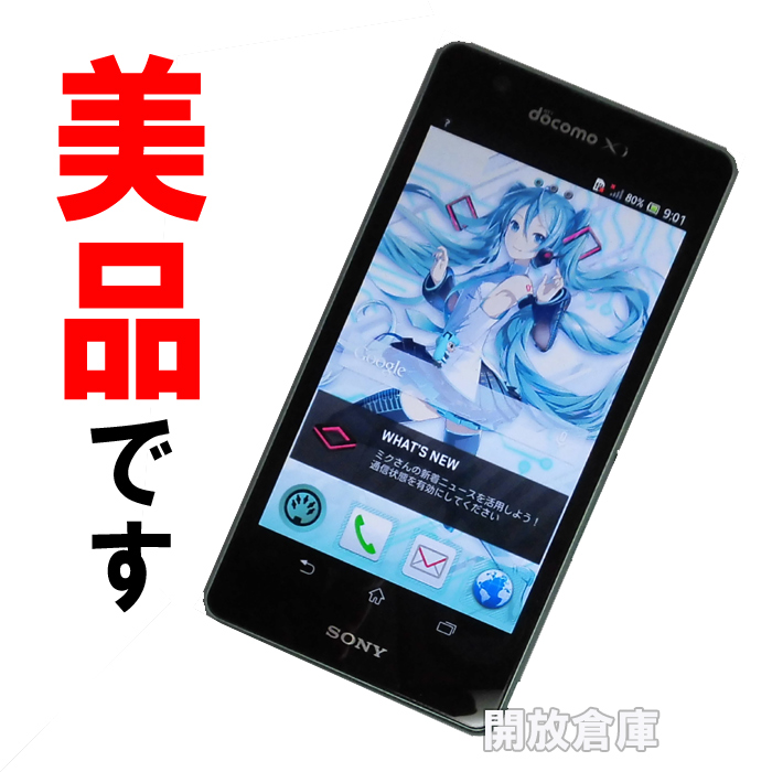 【中古】★判定○！美品です！docomo SONY Xperia feat. HATSUNE MIKU SO-04E【山城店】