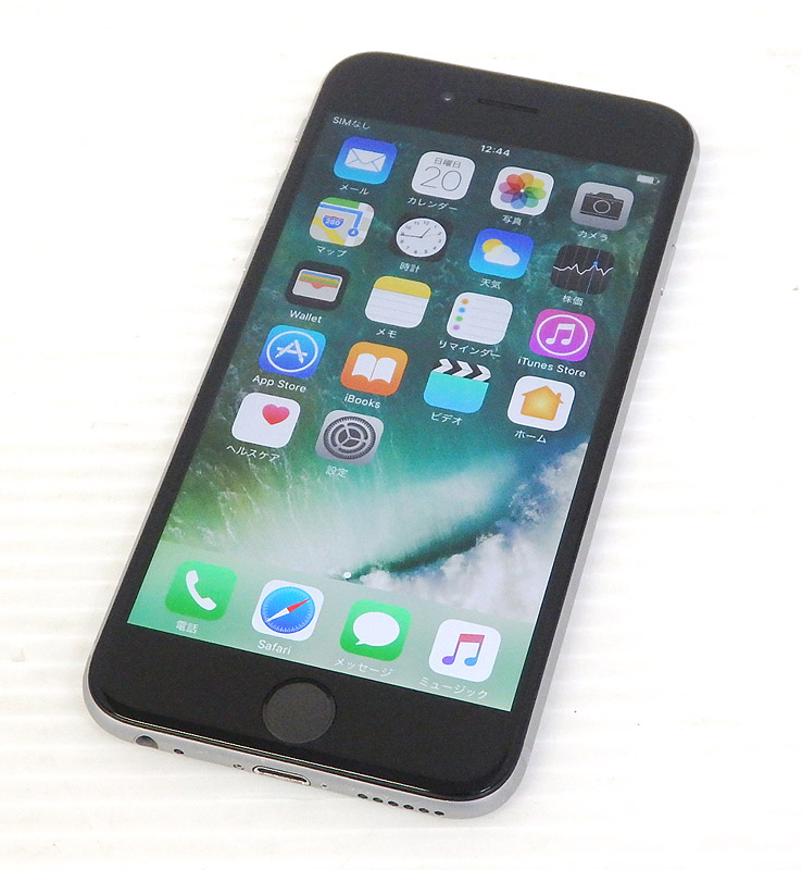 【中古】APPLE Softbank iPhone6 16GB スペースグレイ MG472J/A アップル ソフトバンク アイフォン 白ロム【米子店】