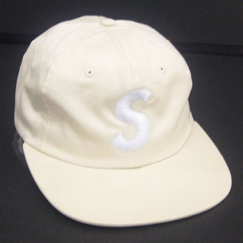 【中古】Supreme シュプリーム/”15SS” S Logo 6-Panel CAP/エスロゴ シックスパネルキャップ/サイズ：フリー/色：白/キャップ/帽子【山城店】