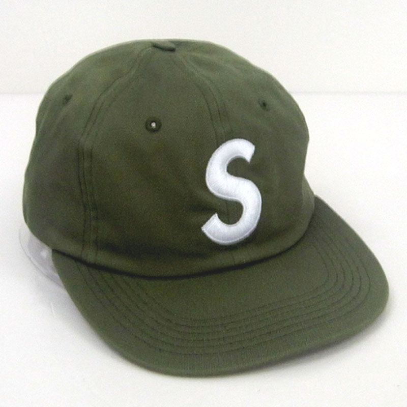【中古】Supreme シュプリーム/”15SS” S Logo 6-Panel CAP/エスロゴ シックスパネルキャップ/サイズ：F/色：カーキ/キャップ/帽子【山城店】