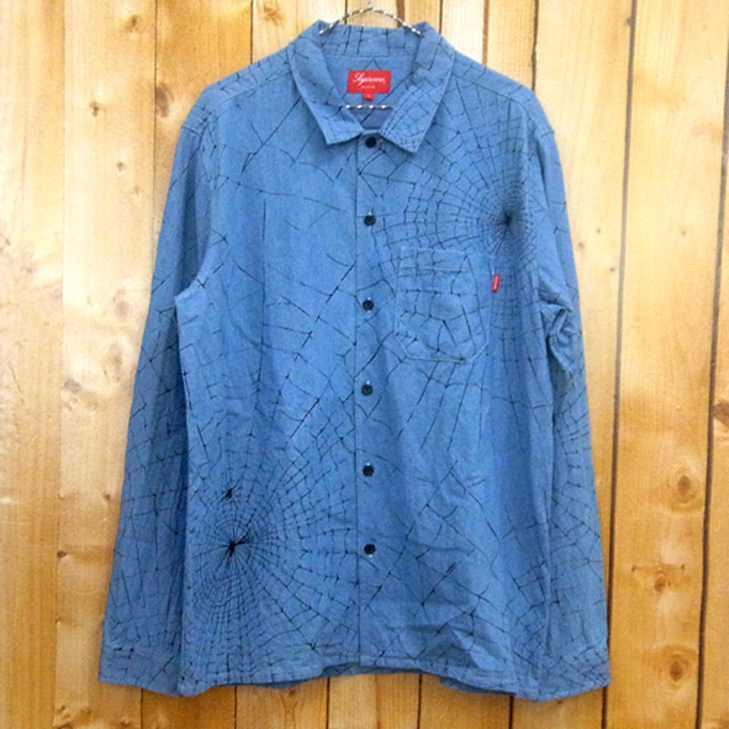 9,500円Supreme 16AW spider web shirt
